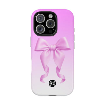 Satin Bow Ombre iPhone Case – Sweet & Stylish Protection for iPhone & Samsung