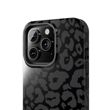 Black Leopard Phone Case for iPhone & Samsung