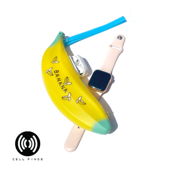 Cute Banana Silicone Shape case, great to hold your cell phone accessories