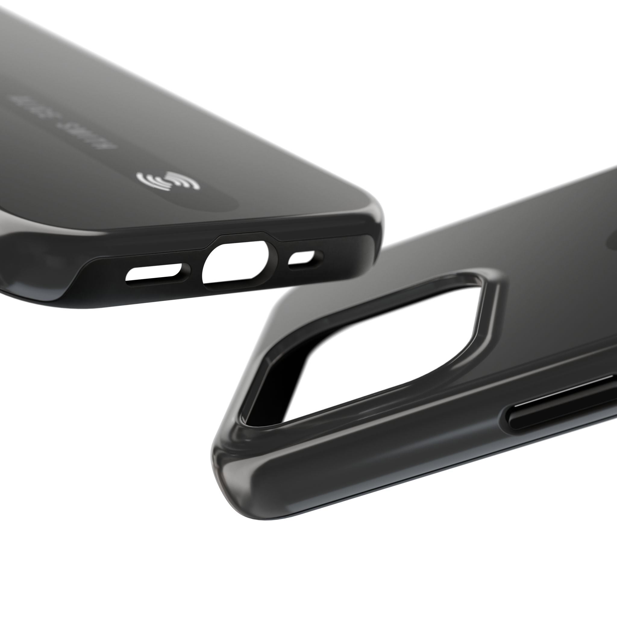 Custom Grey Phone Case with Name for iPhone & Samsung