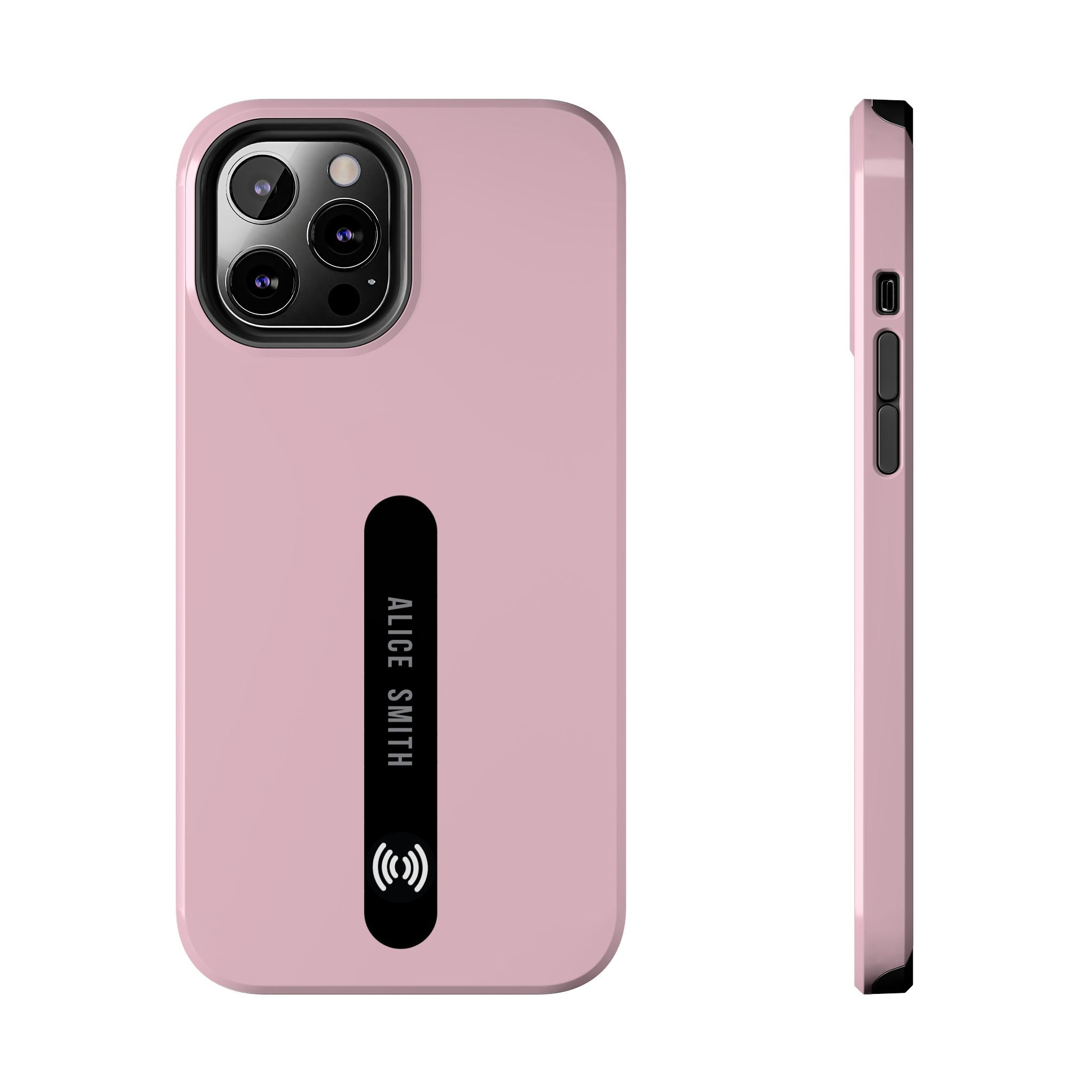 Custom Blush Phone Case with Name for  iPhone & Samsung