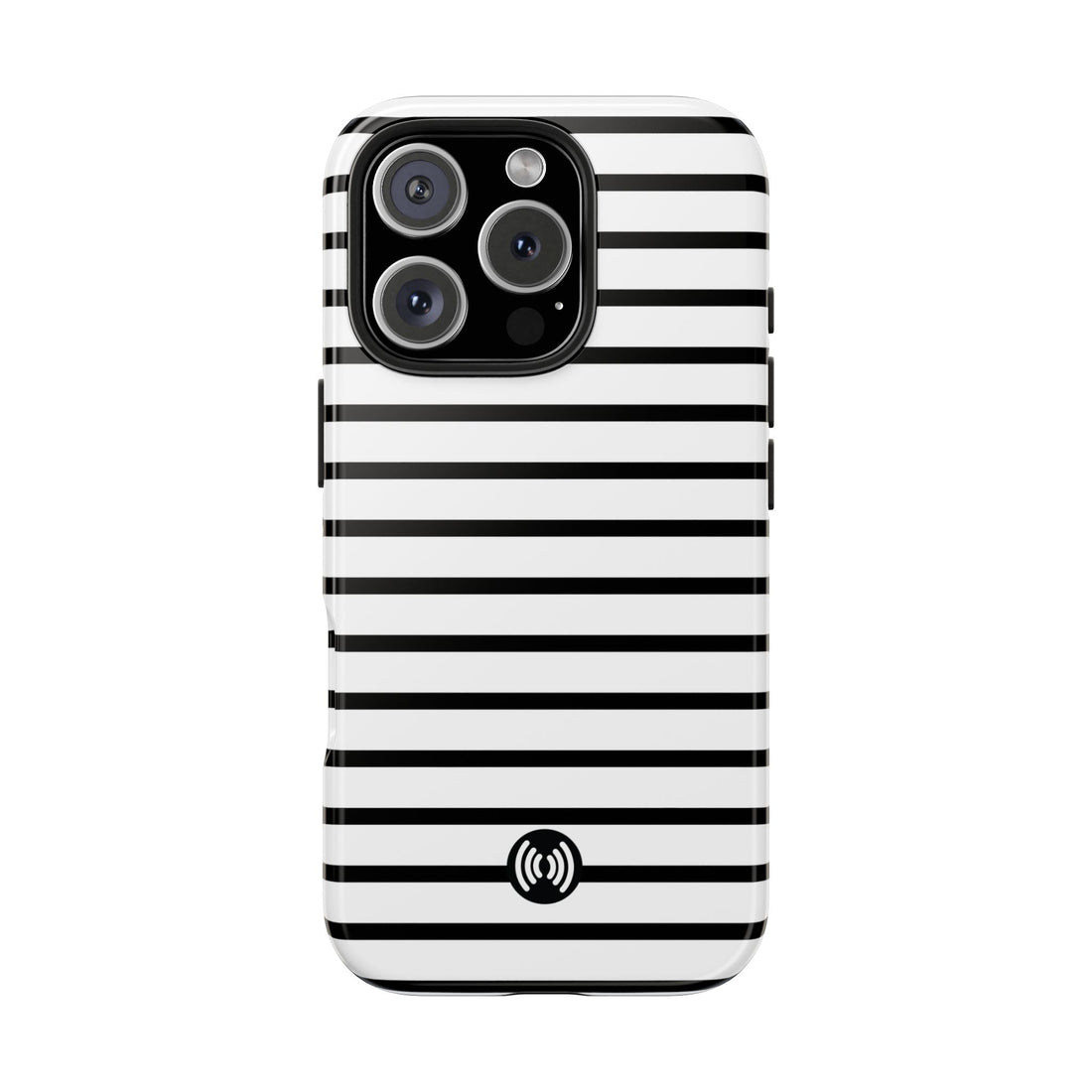 Minimalist Stripe iPhone Case – Slim, Wireless, Stylish