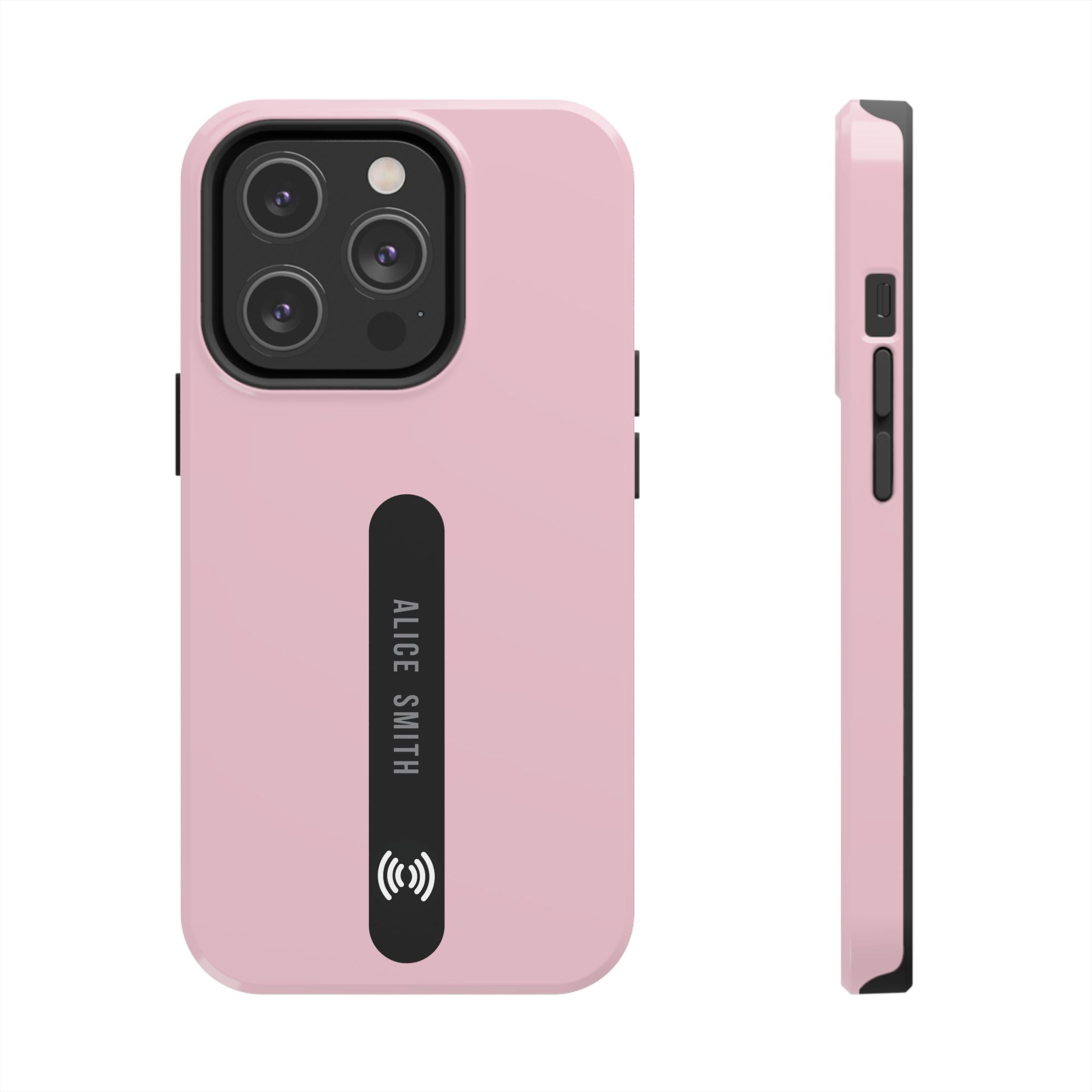 Custom Blush Phone Case with Name for  iPhone & Samsung