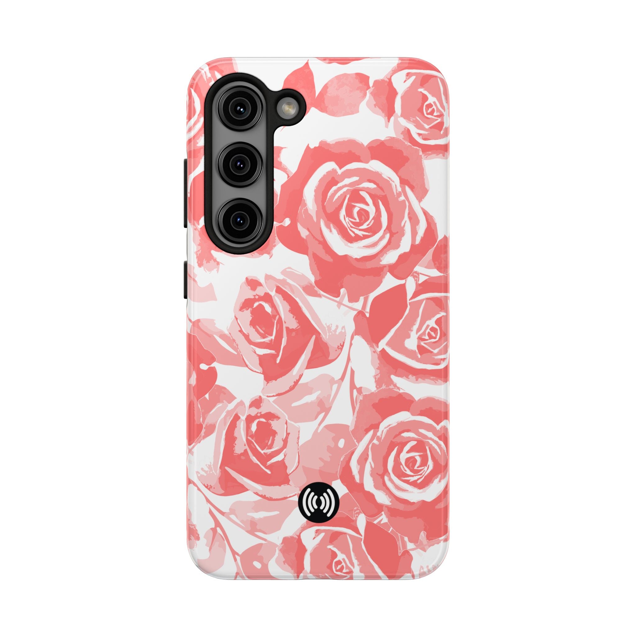 Blush Bloom Roses – Elegant Watercolor Pink Rose Pattern Phone Case for iPhone & Samsung