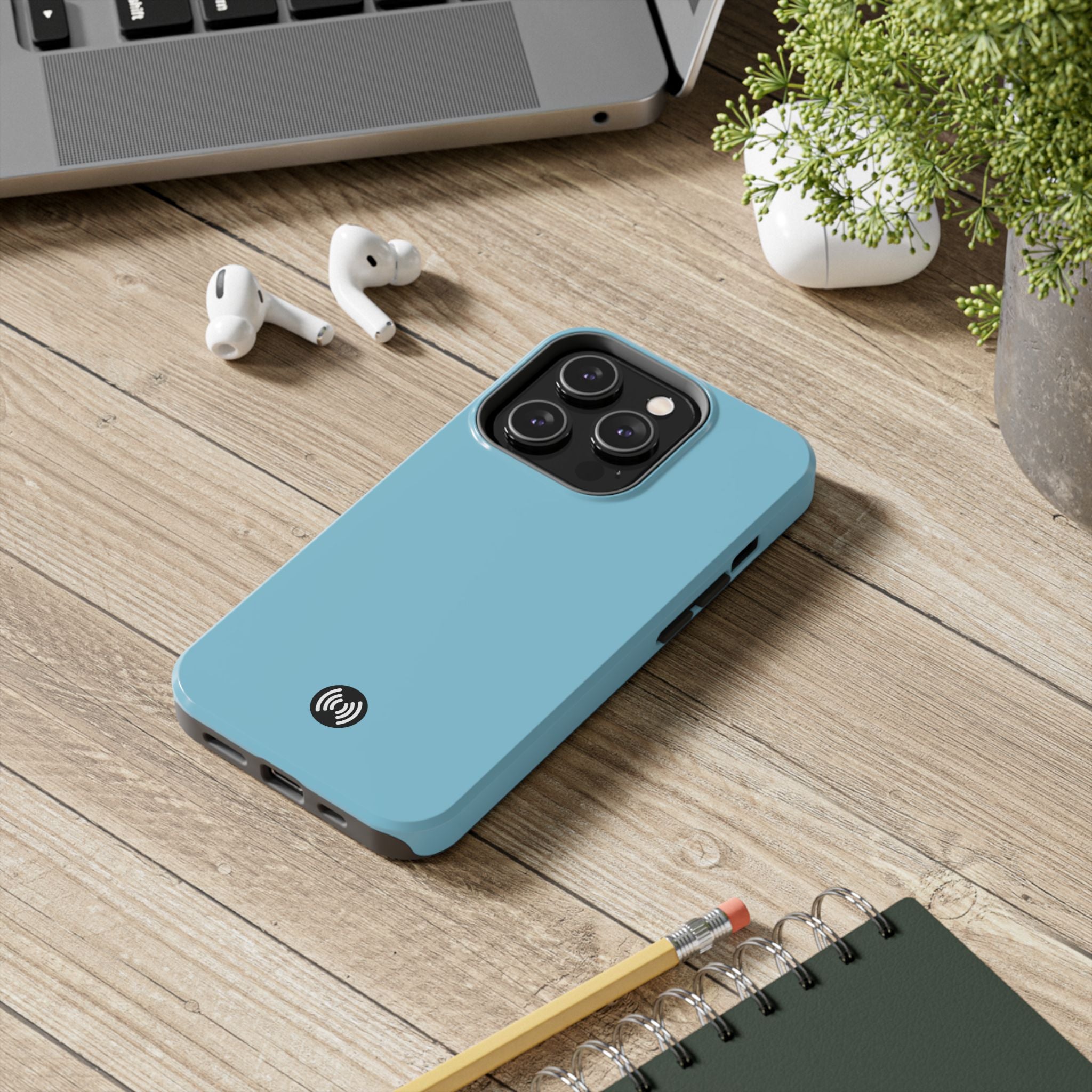 Sky Mist Blue Phone Case for iPhone & Samsung