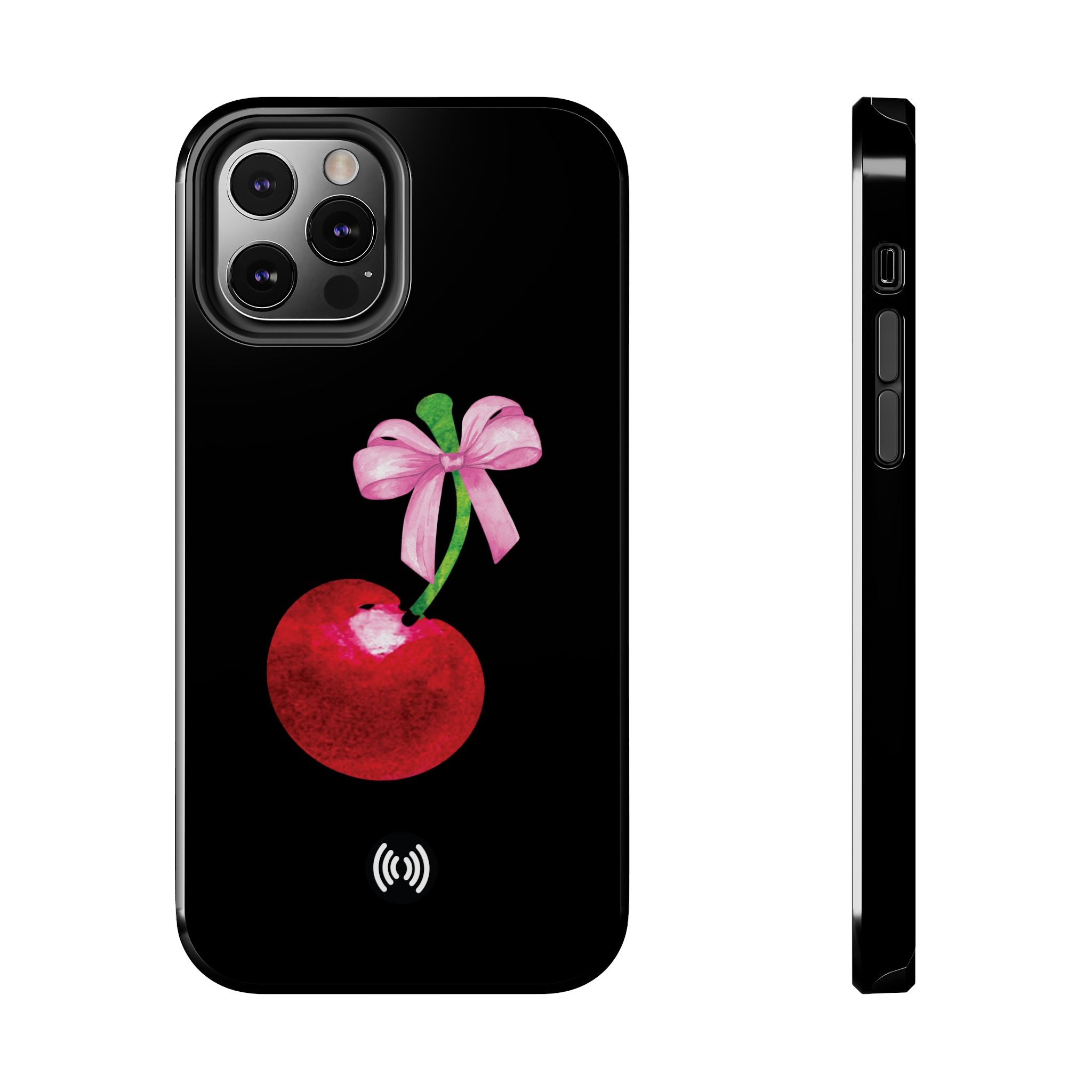 Cherry with Bow Phone Case for iPhone & Samsung