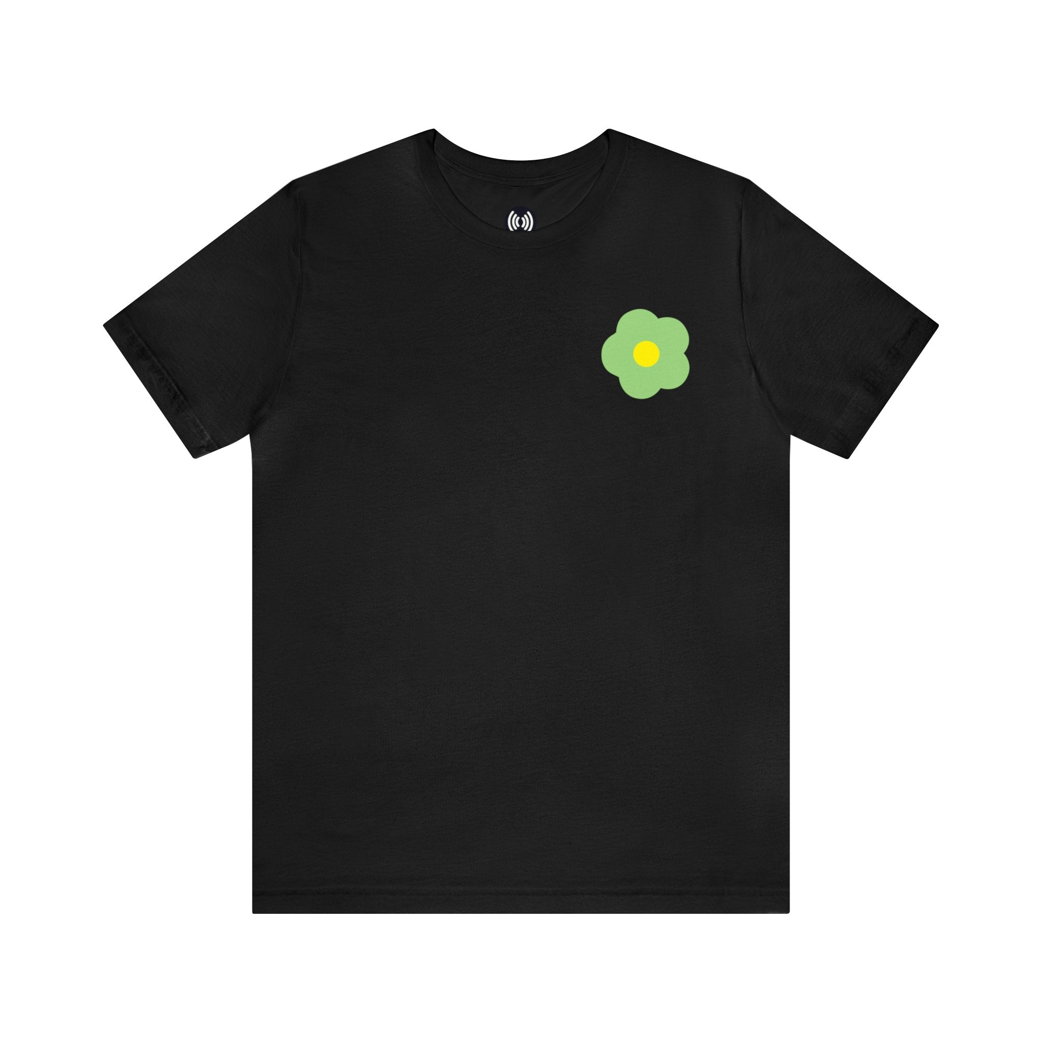Cute Green Flower Jersey Short Sleeve Tee | Great Gift for teens | Fun Tee Shirt