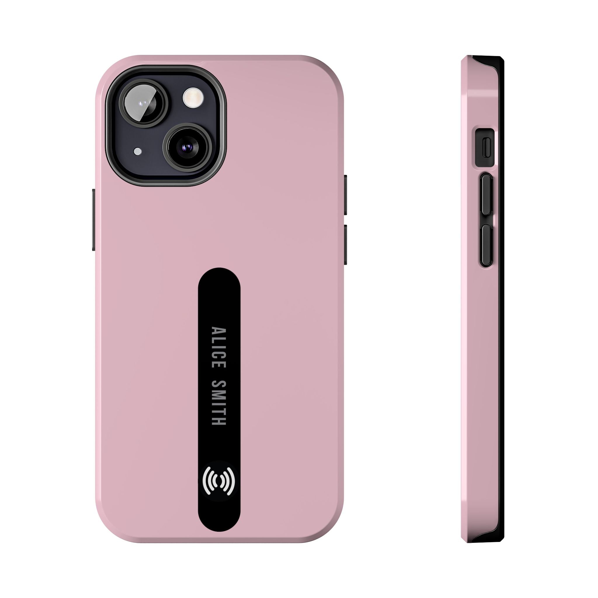 Custom Blush Phone Case with Name for  iPhone & Samsung