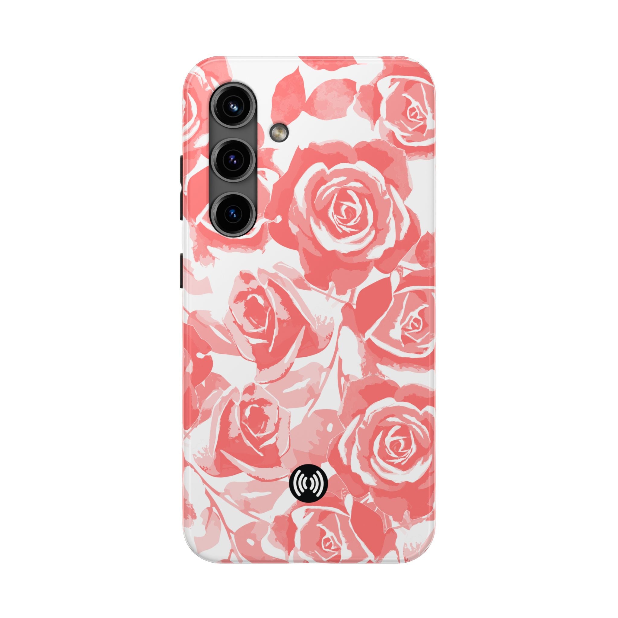 Blush Bloom Roses – Elegant Watercolor Pink Rose Pattern Phone Case for iPhone & Samsung