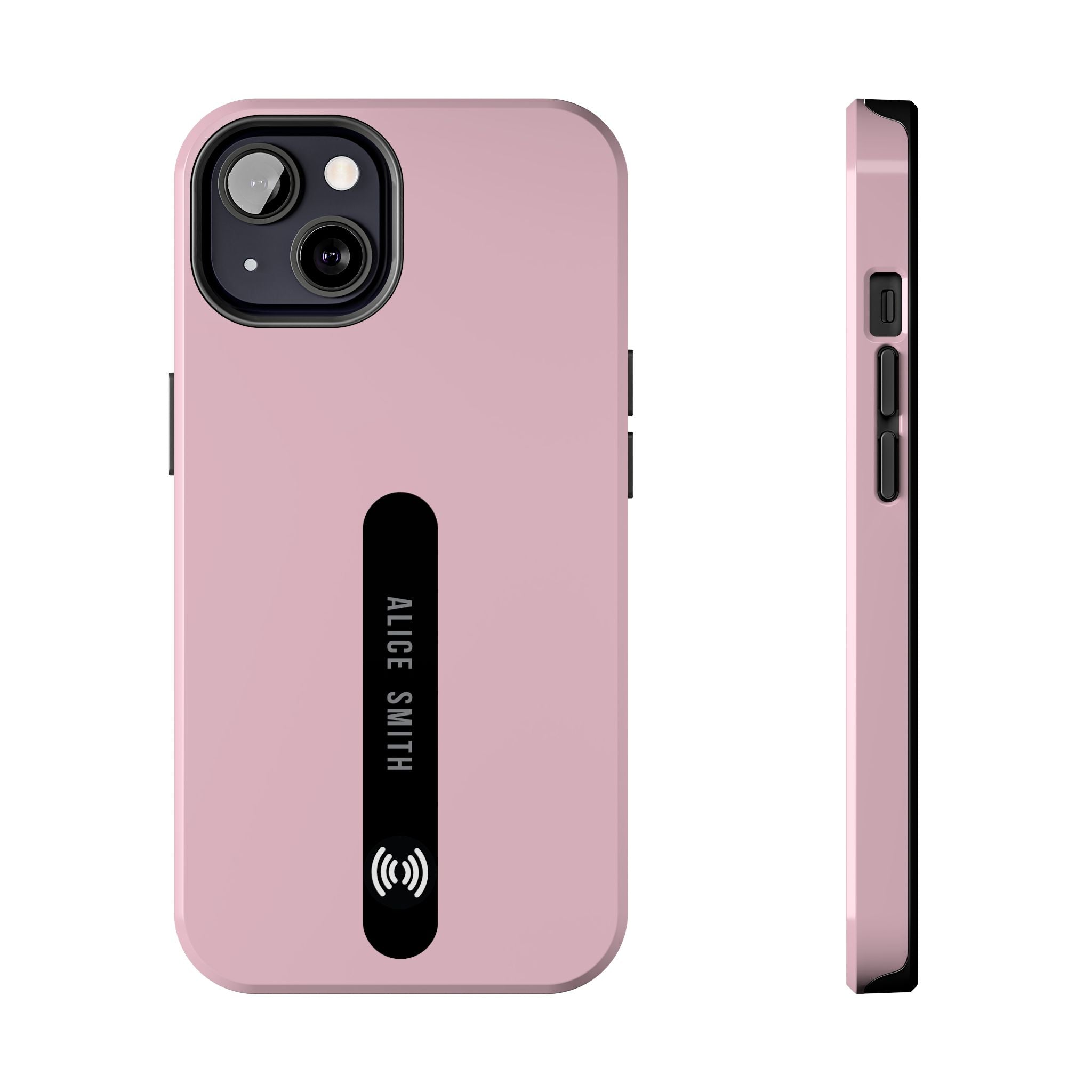 Custom Blush Phone Case with Name for  iPhone & Samsung