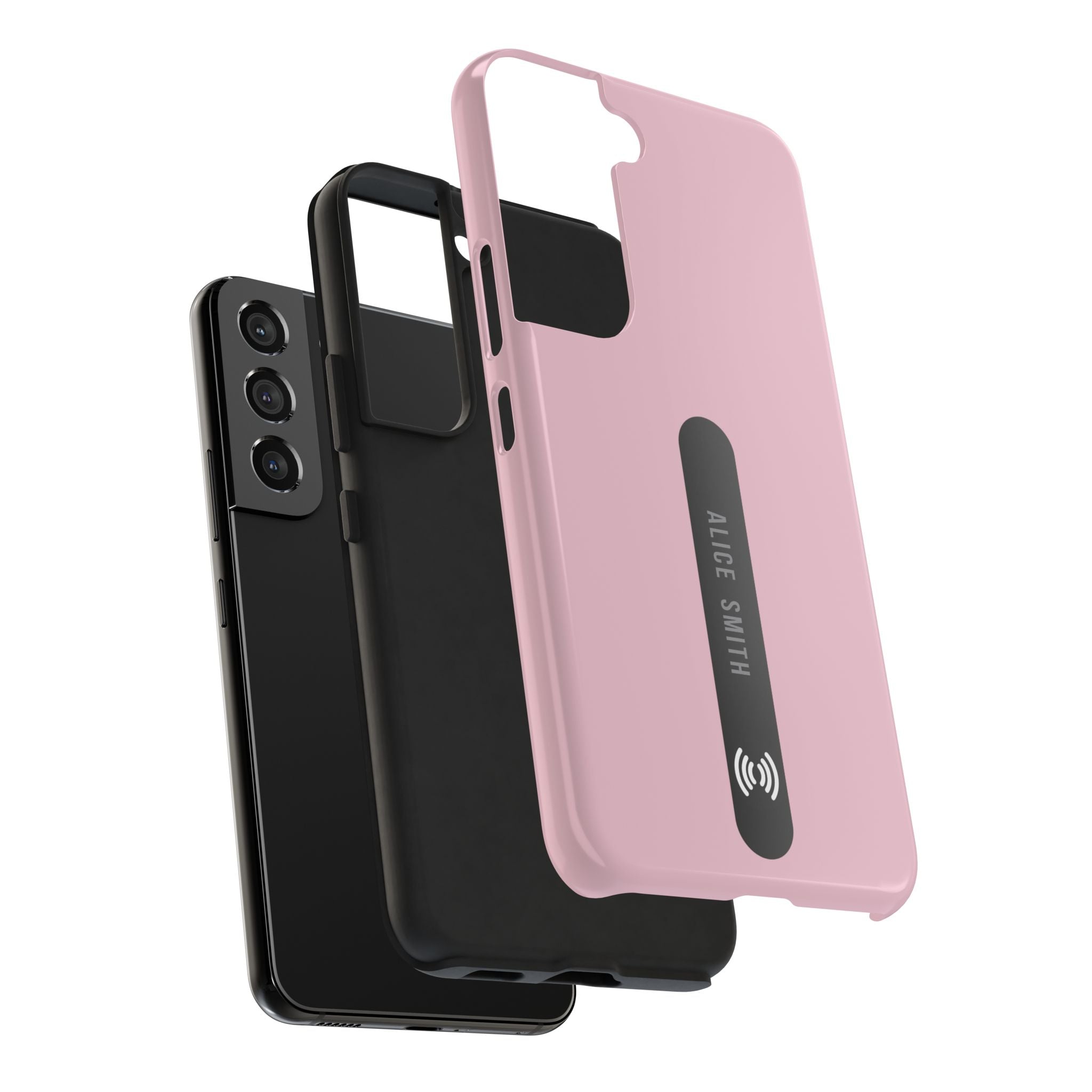 Custom Blush Phone Case with Name for  iPhone & Samsung