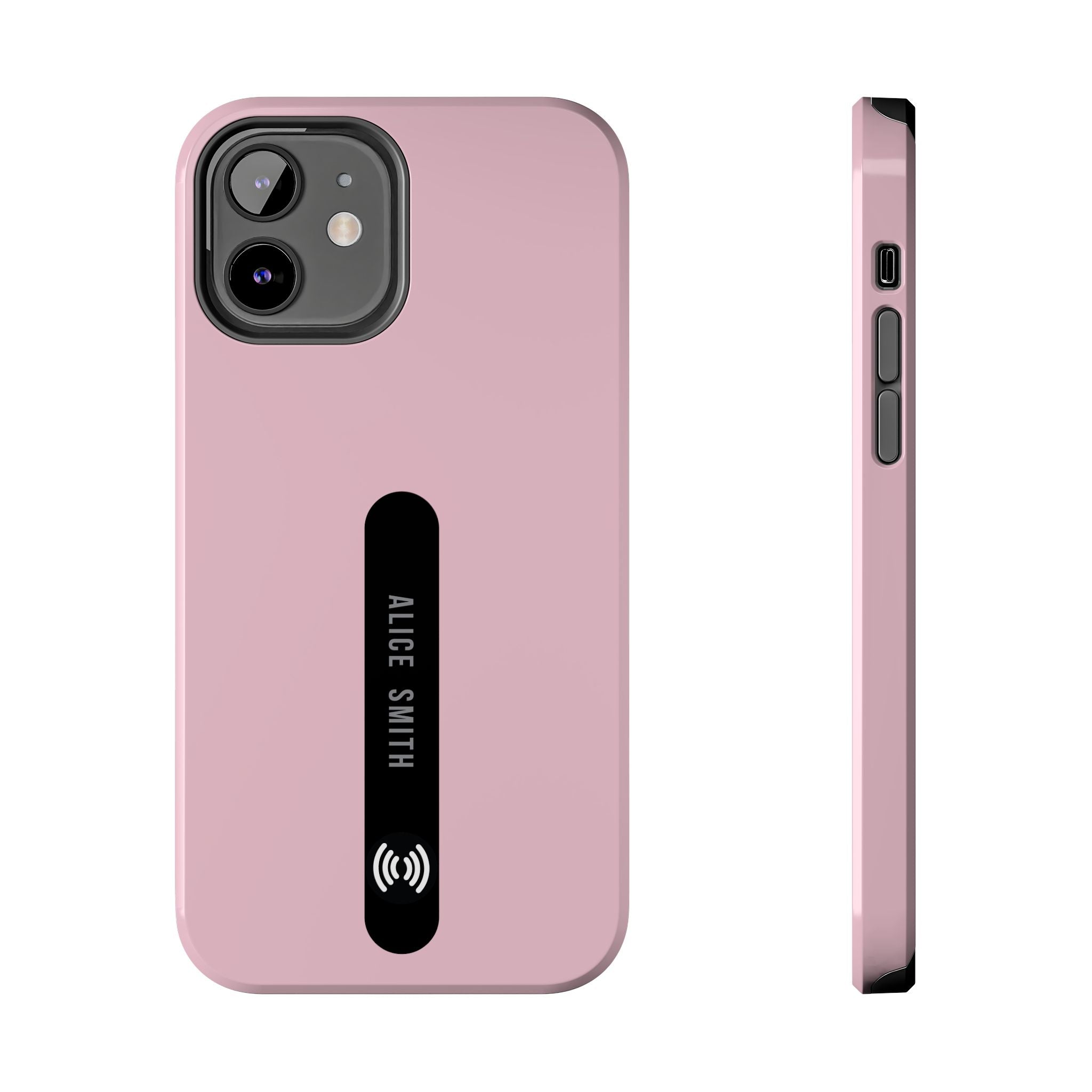 Custom Blush Phone Case with Name for  iPhone & Samsung