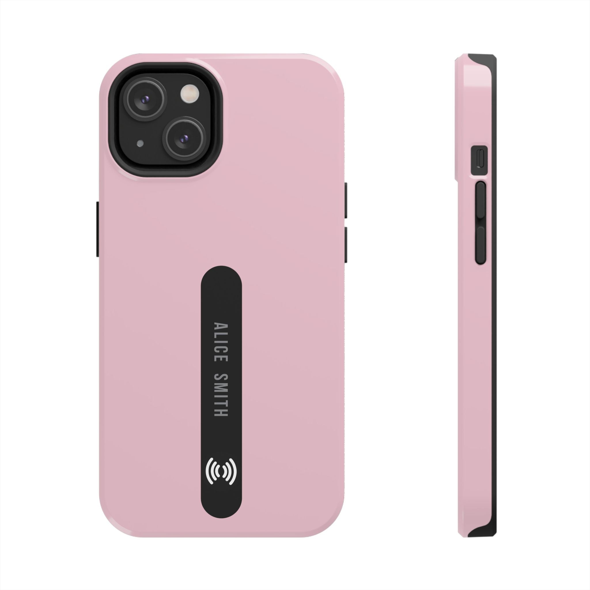 Custom Blush Phone Case with Name for  iPhone & Samsung