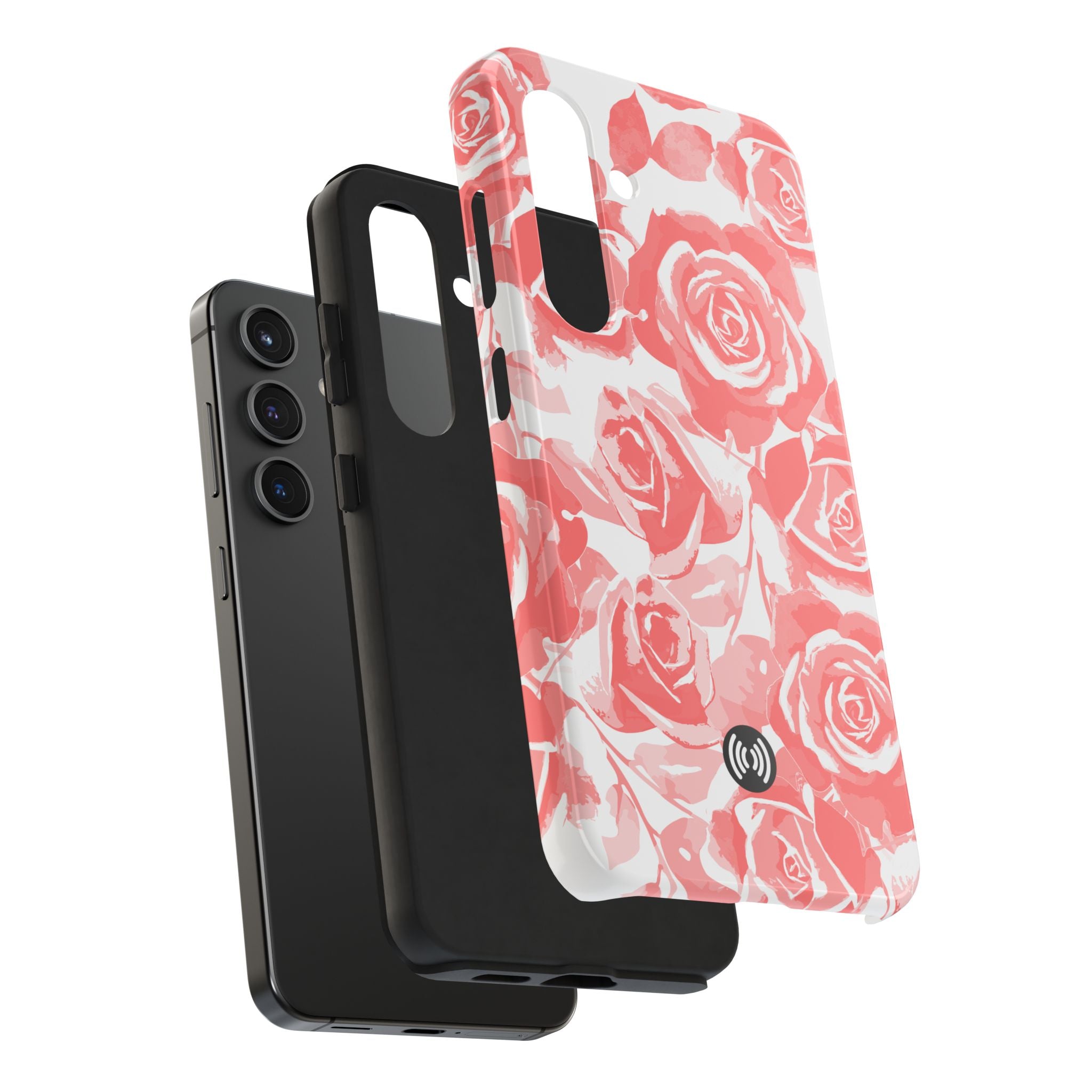 Blush Bloom Roses – Elegant Watercolor Pink Rose Pattern Phone Case for iPhone & Samsung