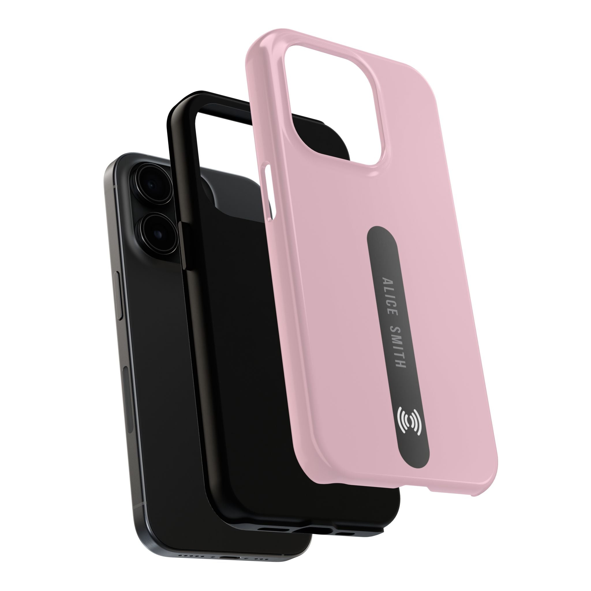 Custom Blush Phone Case with Name for  iPhone & Samsung