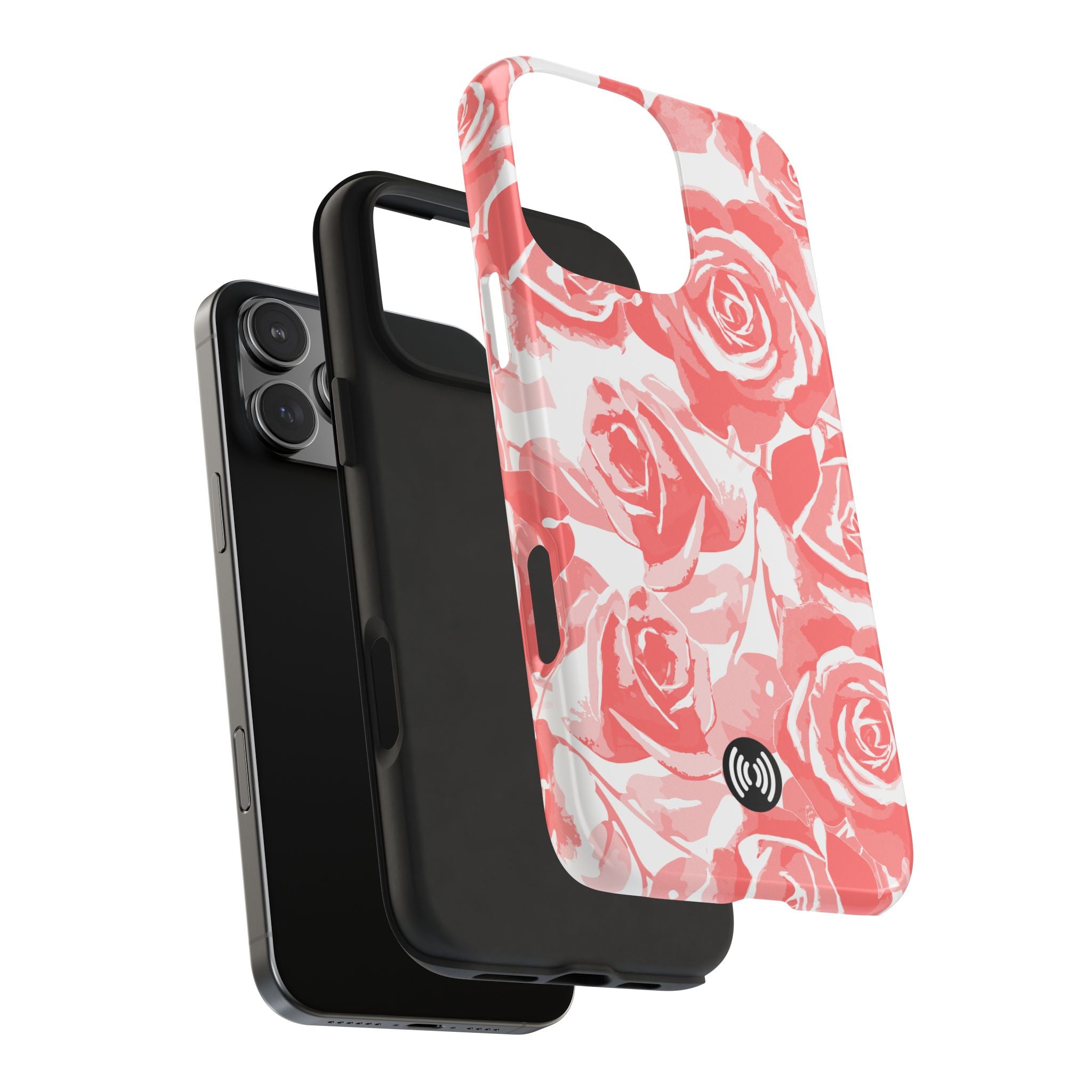 Blush Bloom Roses – Elegant Watercolor Pink Rose Pattern Phone Case for iPhone & Samsung