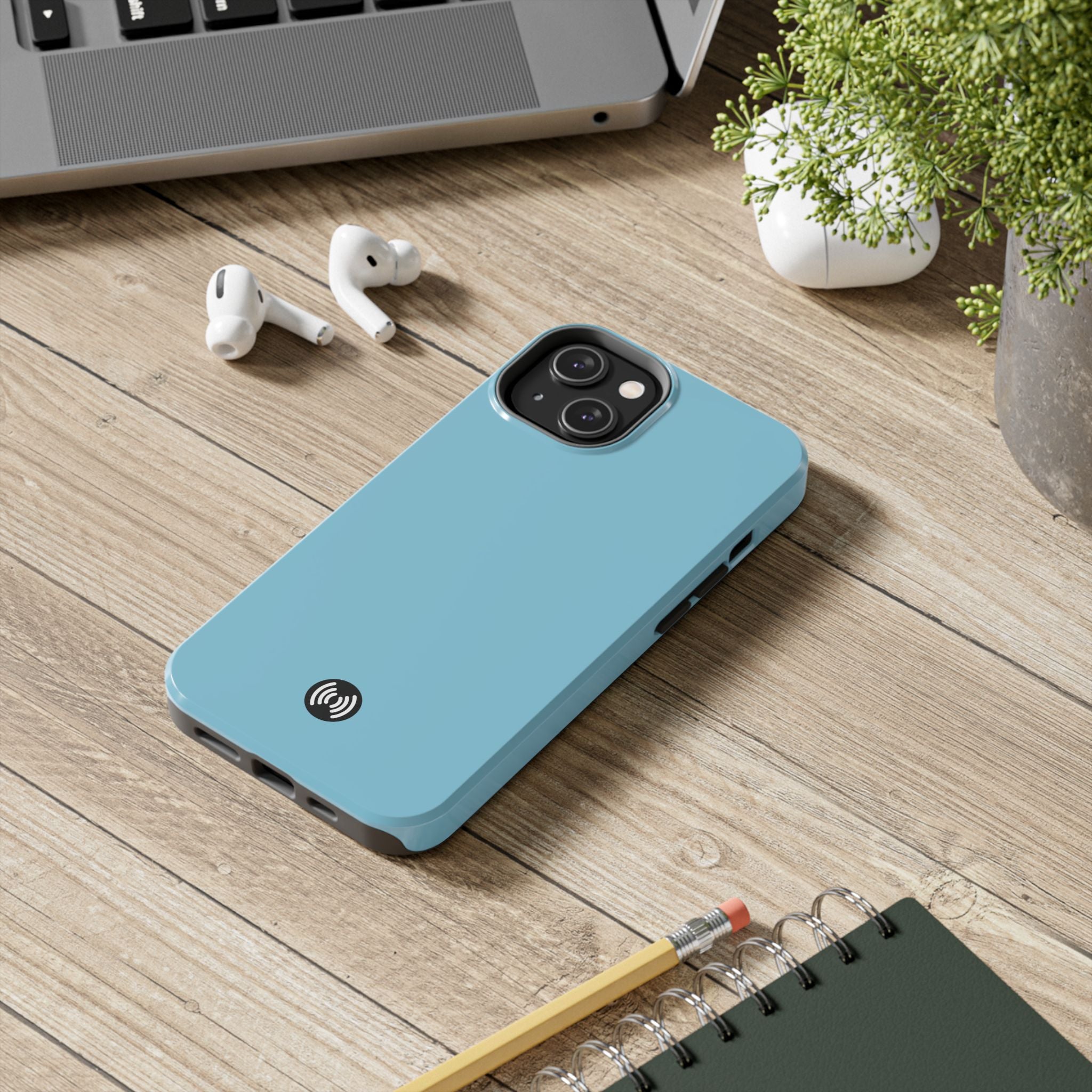 Sky Mist Blue Phone Case for iPhone & Samsung