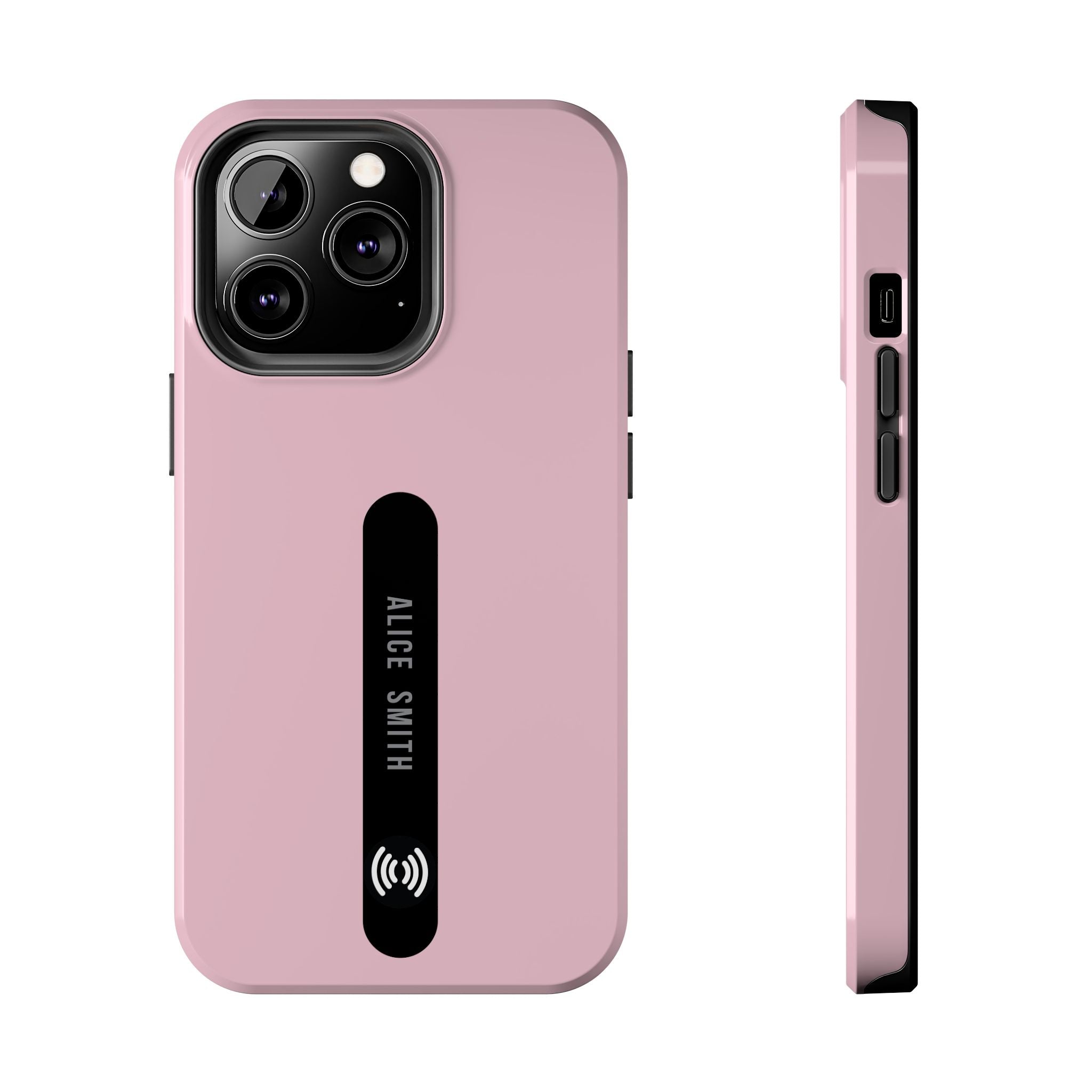 Custom Blush Phone Case with Name for  iPhone & Samsung