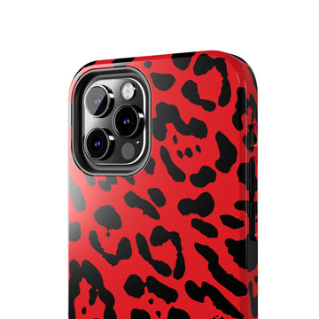 Red Leopard  Phone Case for iPhone & Samsung