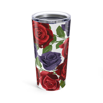 20oz Insulated Stainless Steel Tumbler - Rose, Hot & Cold Beverage Travel Mug