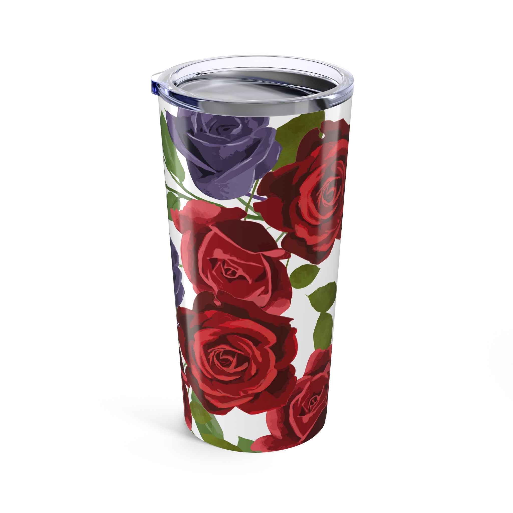 20oz Insulated Stainless Steel Tumbler - Rose, Hot & Cold Beverage Travel Mug