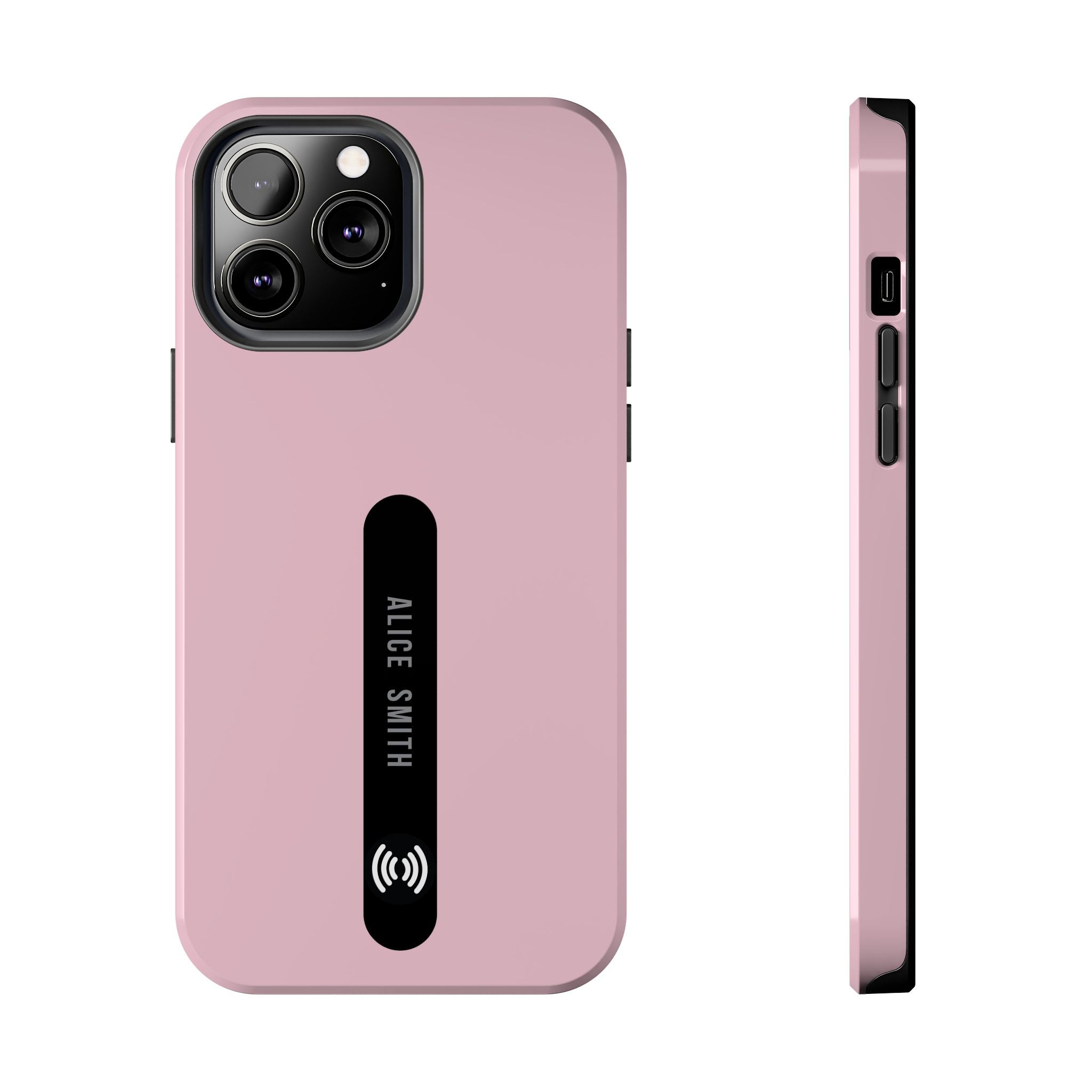Custom Blush Phone Case with Name for  iPhone & Samsung
