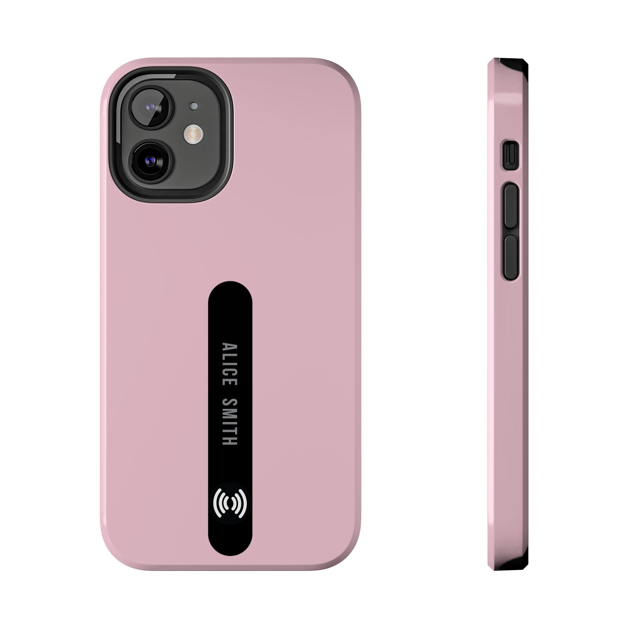 Custom Blush Phone Case with Name for  iPhone & Samsung