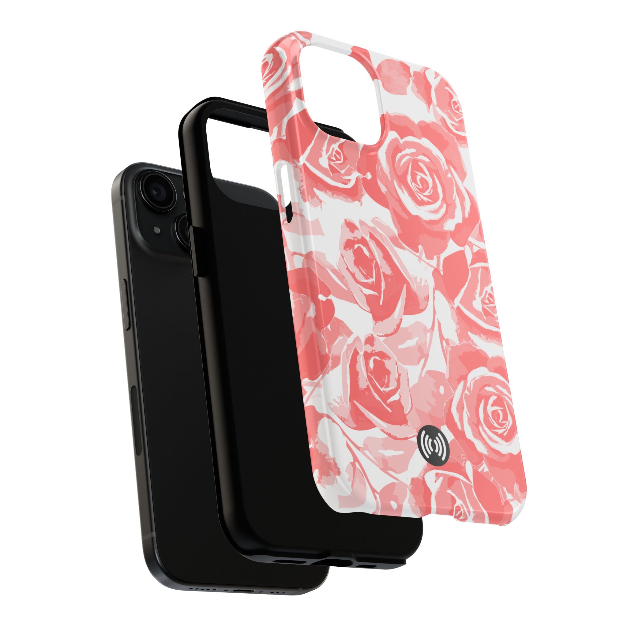 Blush Bloom Roses – Elegant Watercolor Pink Rose Pattern Phone Case for iPhone & Samsung