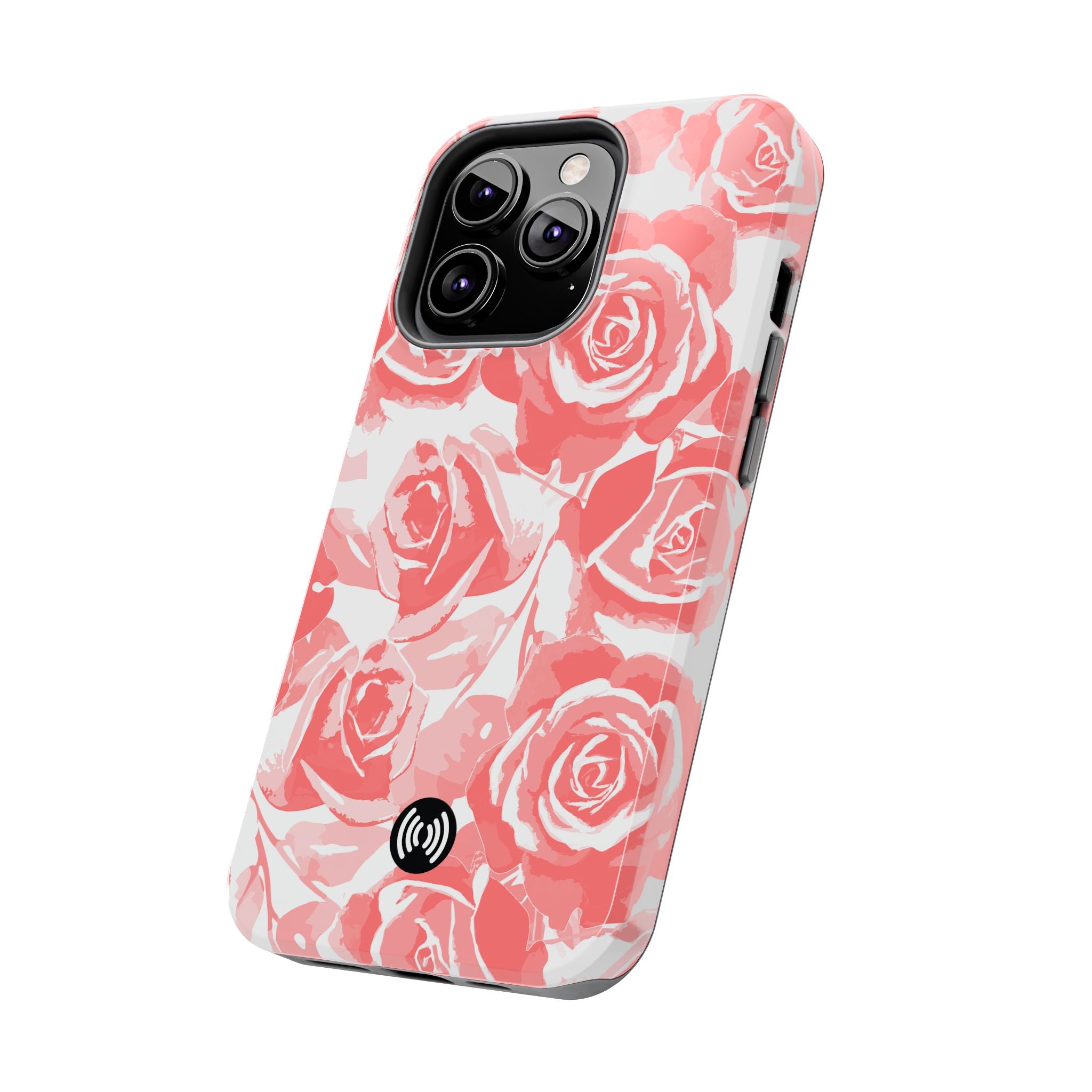 Blush Bloom Roses – Elegant Watercolor Pink Rose Pattern Phone Case for iPhone & Samsung