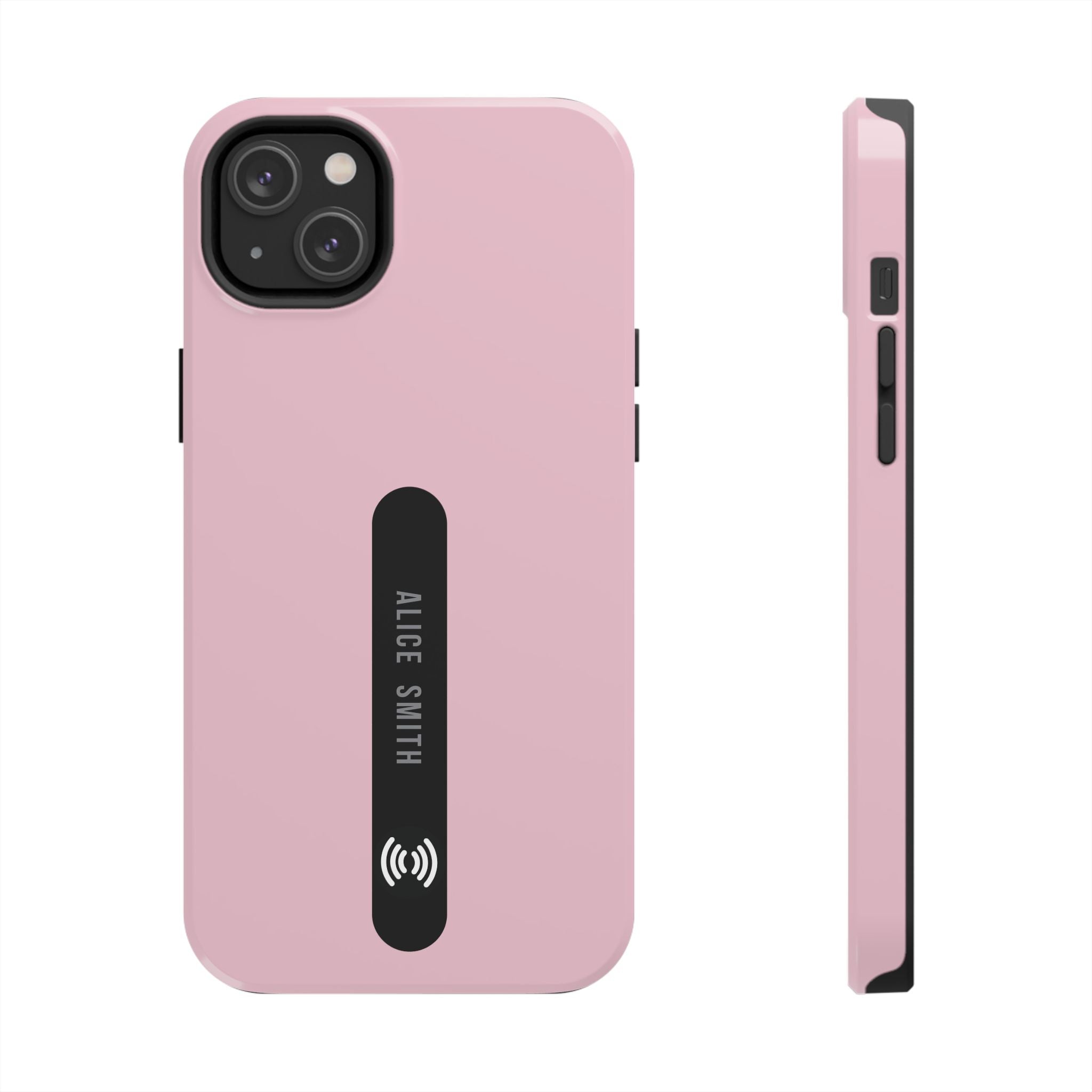 Custom Blush Phone Case with Name for  iPhone & Samsung