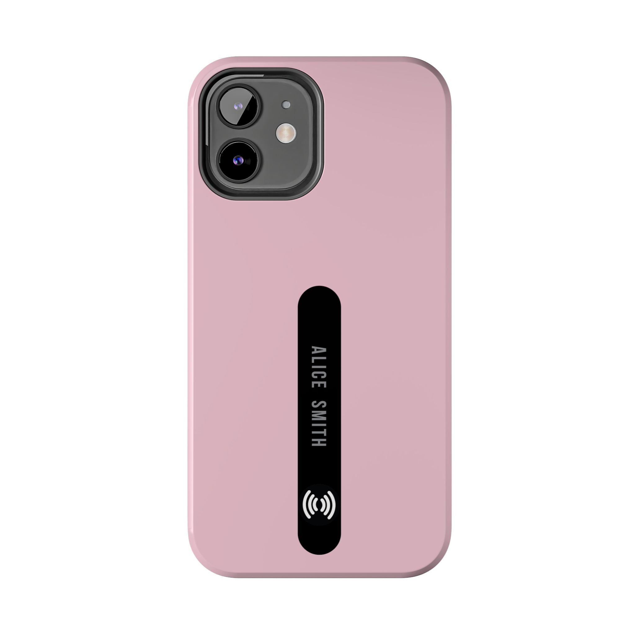 Custom Blush Phone Case with Name for  iPhone & Samsung