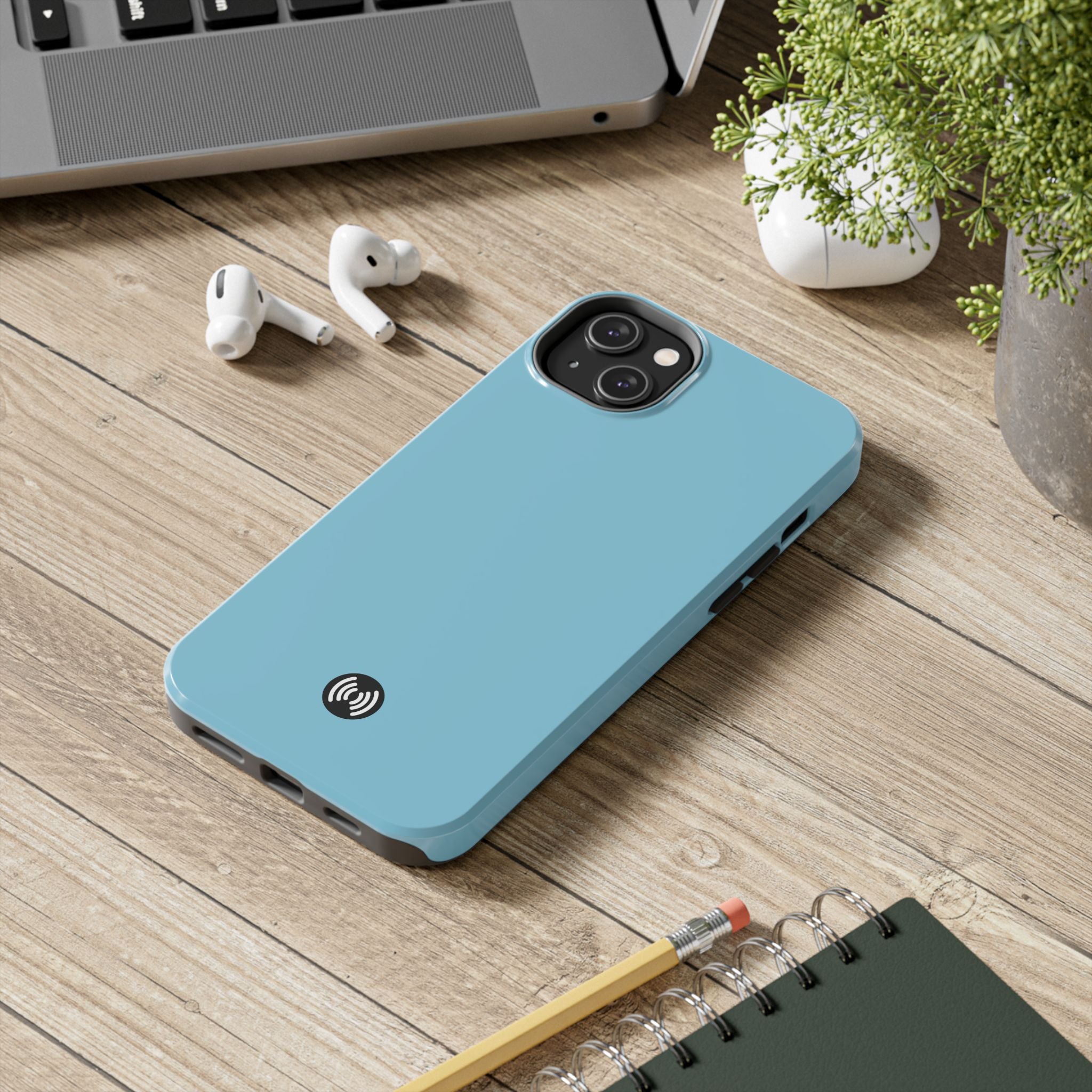 Sky Mist Blue Phone Case for iPhone & Samsung