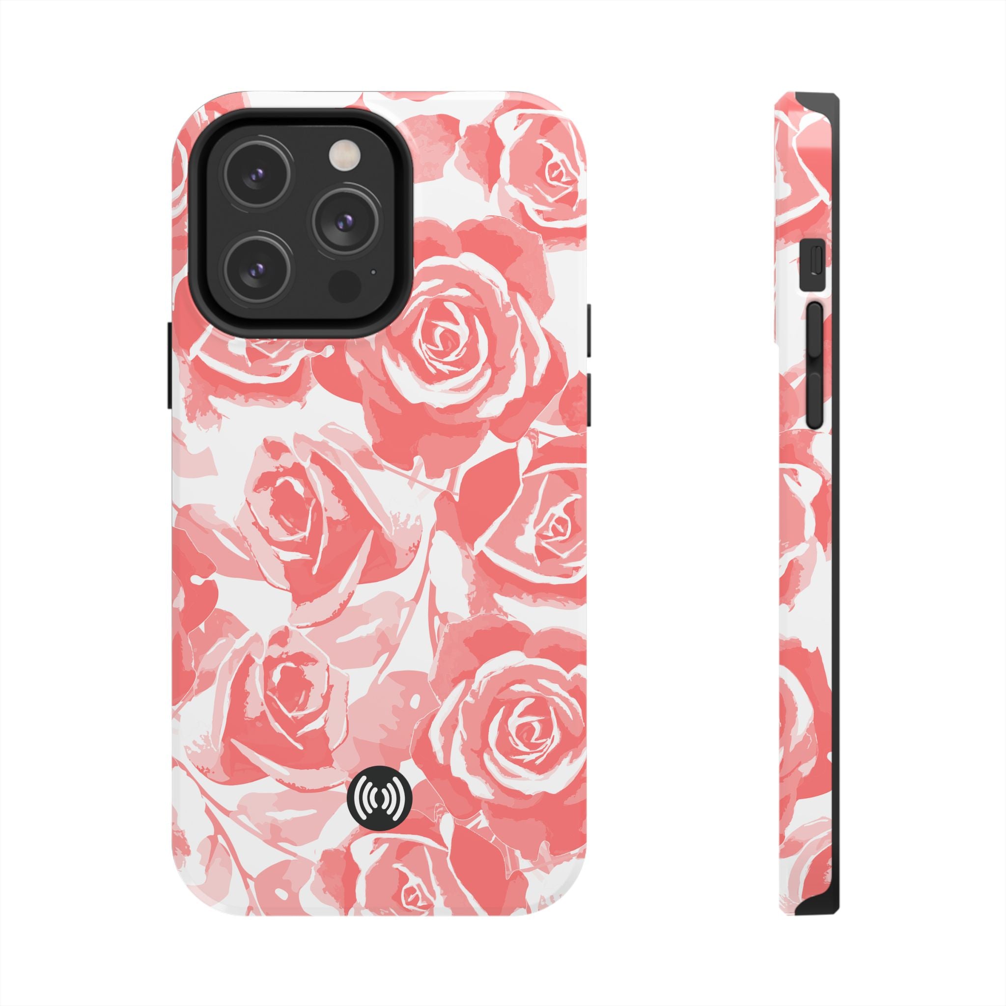 Blush Bloom Roses – Elegant Watercolor Pink Rose Pattern Phone Case for iPhone & Samsung
