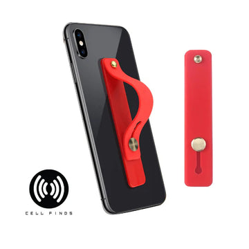 Silicone Phone Grip Straps: Self-Adhesive Loop Holder & Portable Stand for Secure, Hands-Free Use