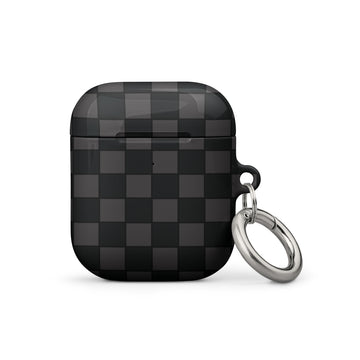 Black and Gray Checkered Case for AirPods®