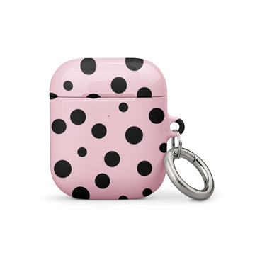 Pink and Black Dot Case for AirPods®