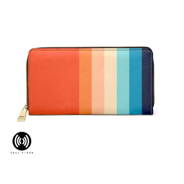 Colorful Zip-around Continental Wallet