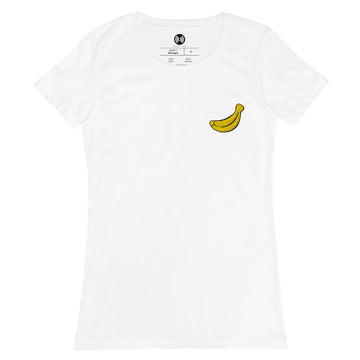 Embroidered Banana Women’s fitted t-shirt