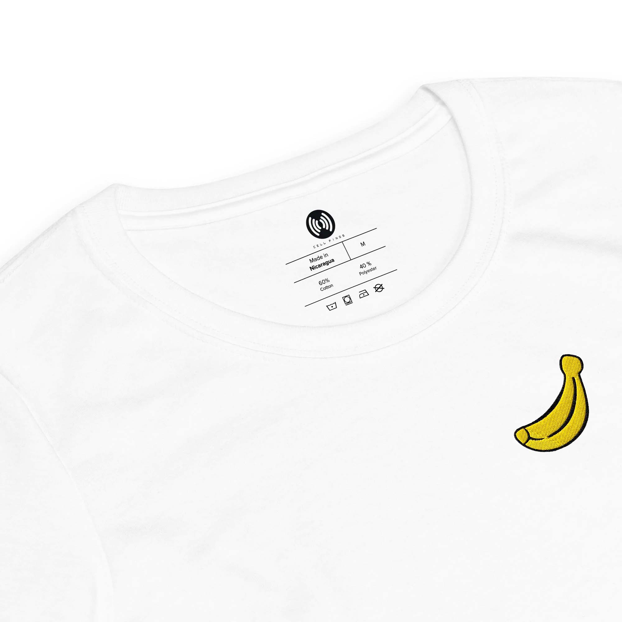 Embroidered Banana Women’s fitted t-shirt