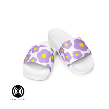 Cute Purple Daisy Women's slides