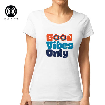 Good Vibes Only Women’s basic organic t-shirt