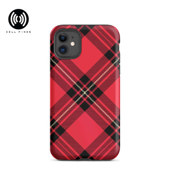 Red Plaid iPhone Case - All Sizes