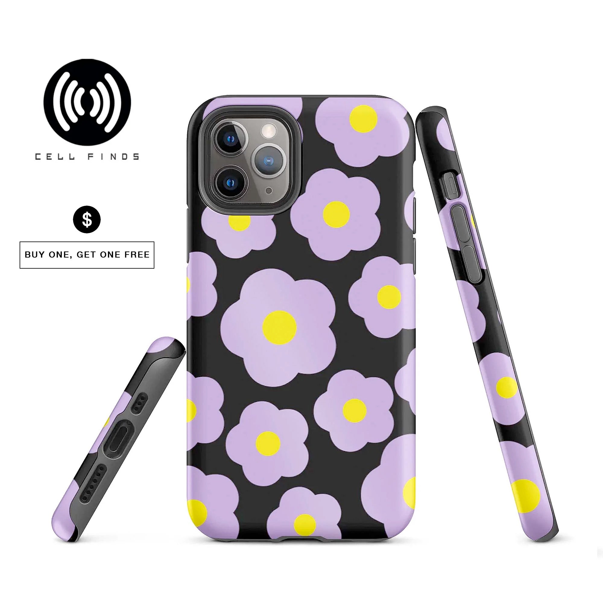 Purple Flower iPhone Case-All Sizes