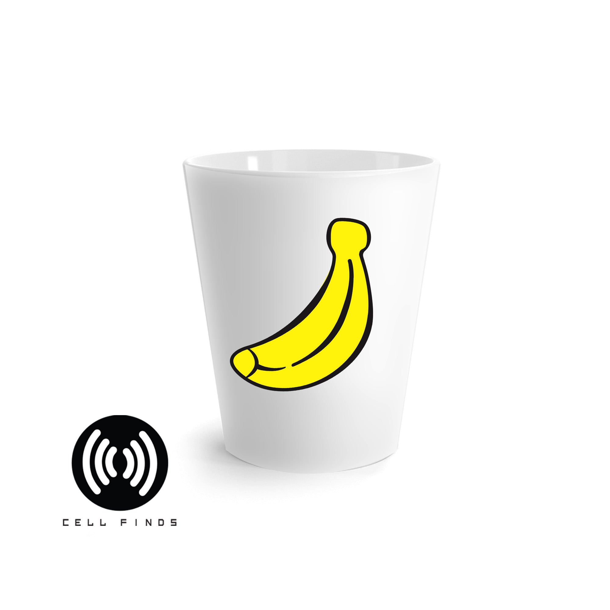 Cute Banana Graphic Latte Mug