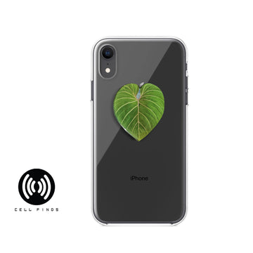 Cute Green Leaf Phone Grip & Stand, Fits Any Cell Phone