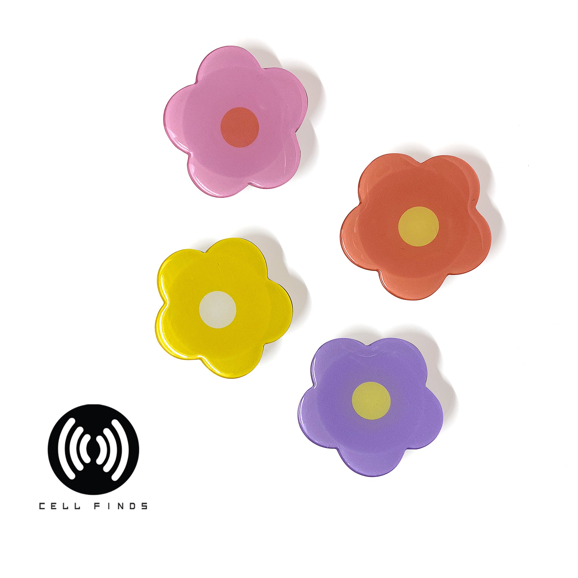 Cute Resin Flower Phone Holder & Phone Stand For All Cell Phones