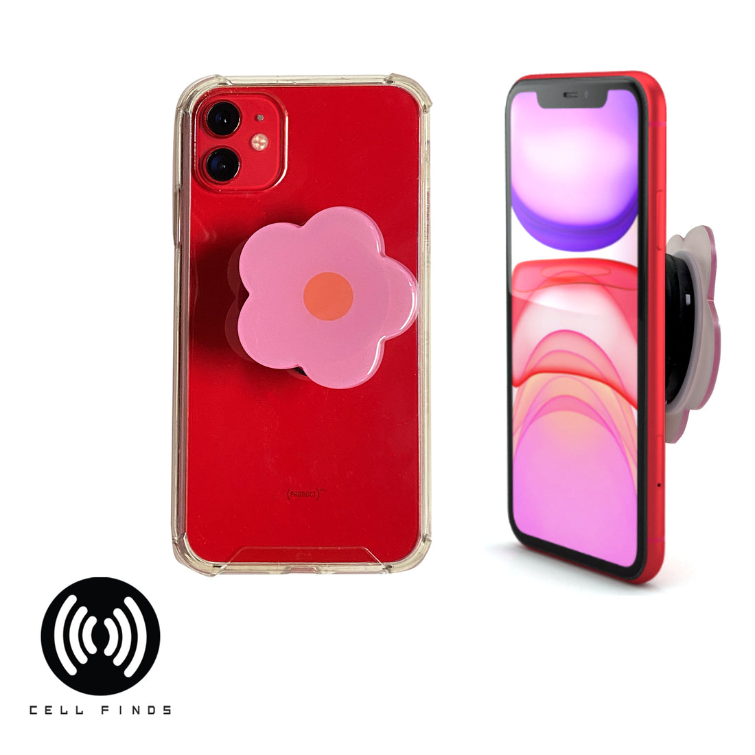 Cute Resin Flower Phone Holder & Phone Stand For All Cell Phones