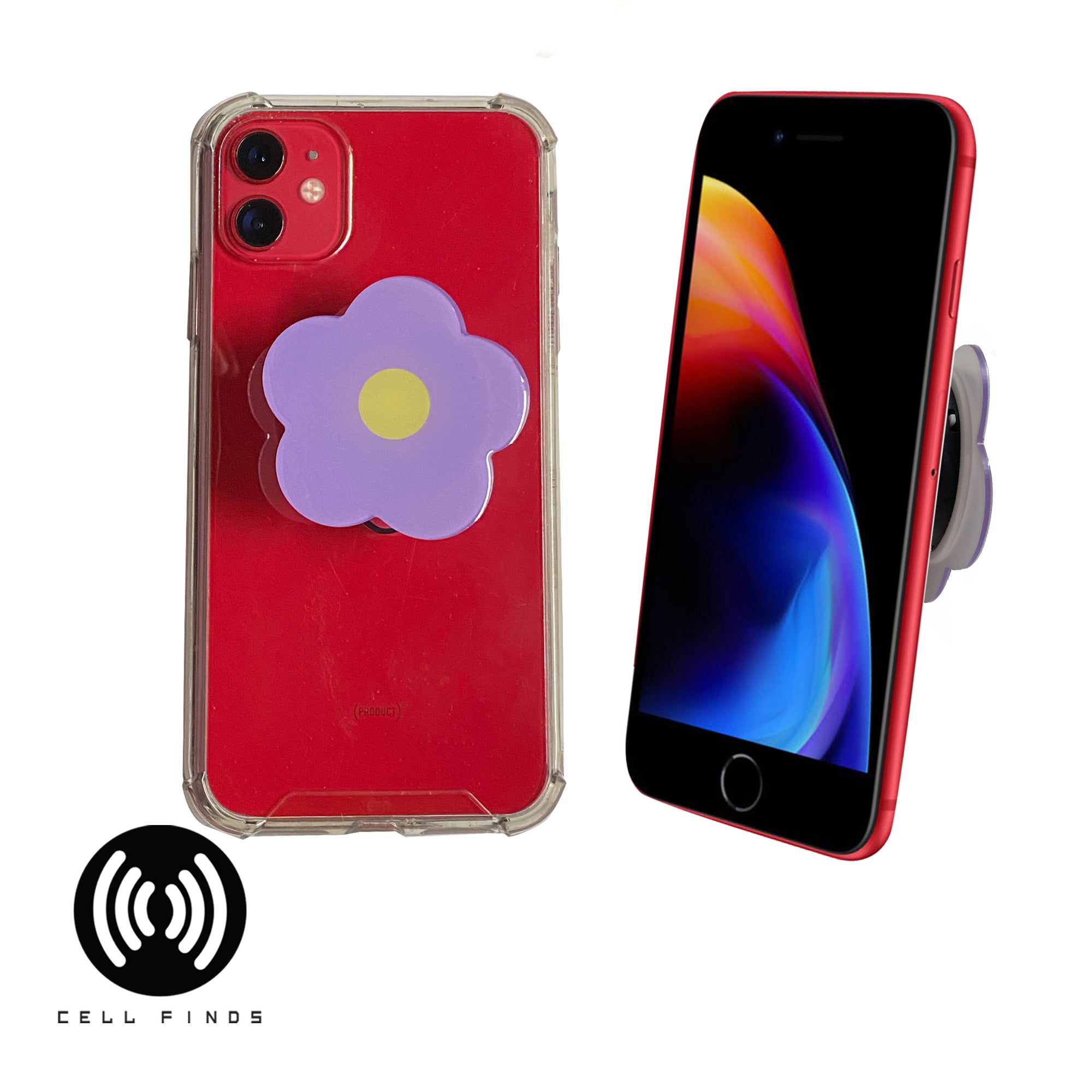 Cute Resin Flower Phone Holder & Phone Stand For All Cell Phones