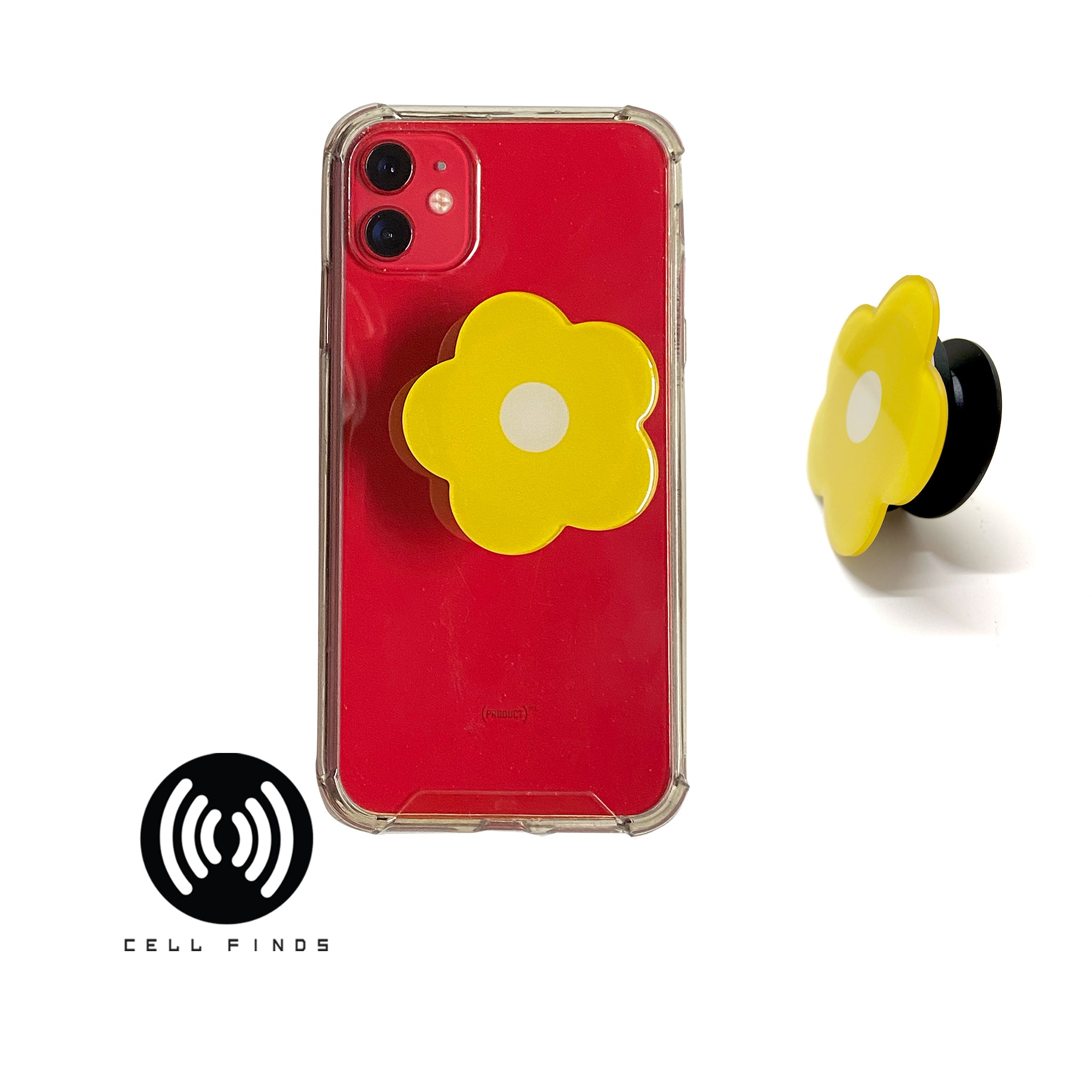 Cute Resin Flower Phone Holder & Phone Stand For All Cell Phones
