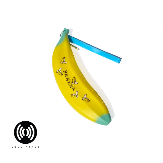 Cute Banana Silicone  Shape case, great to hold your cell phone accessories